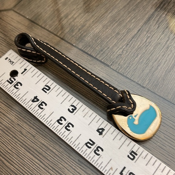 Vintage Dooney & Bourke Brass Turquoise Enamel Duck Hangtag - Picture 4 of 16